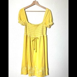 Juicy Couture yellow summer dress. Size L